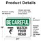 Signmission Safety Culture Sign, 24 in Width, Vinyl Decal, Rectangle OS-2PACK-BC-D-1824-L-10063 - alternate 3